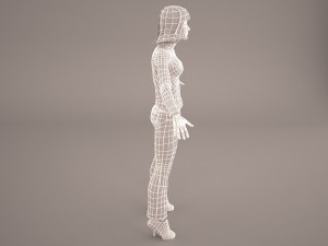 masha female Model 3D