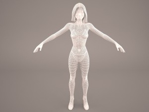 masha female 3D 모델