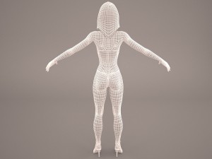 masha female 3D 모델