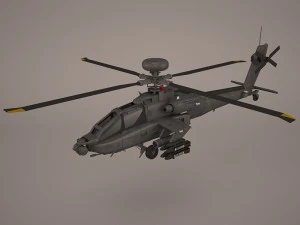 atacar helic&oacute;ptero apache Modelo 3D