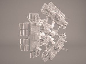 drift space station 3D Model