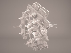 drift space station 3D Model