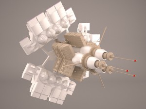 drift space station 3D Model