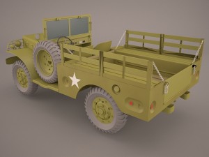 us army dodge wc-51 Model 3D