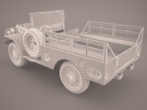 us army dodge wc-51 Model 3D
