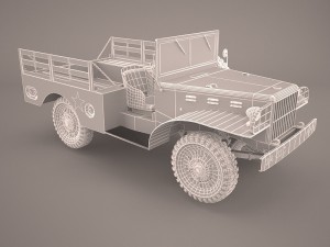 us army dodge wc-51 Model 3D