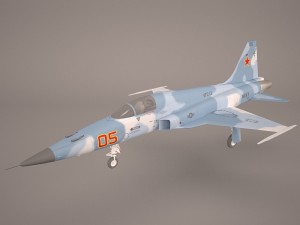northrop f-5e tiger v02 usaf 3D Model