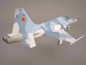 northrop f-5e tiger v02 usaf 3D Model