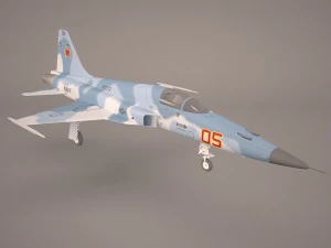 northrop f-5e tiger v02 usaf 3D Model
