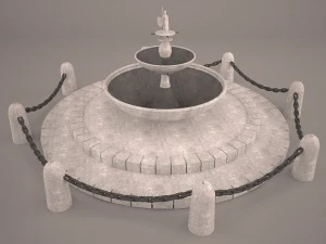 fountain spring 3D Model