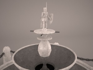 fountain spring Modelo 3D