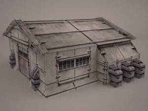 old barrack 3D Model