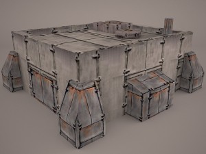 old barrack 3D Model