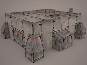 old barrack 3D Model