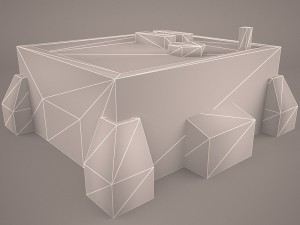 old barrack 3D Model