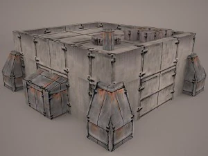 old barrack 3D Model