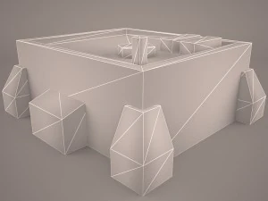 old barrack 3D Model
