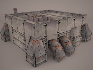old barrack 3D Model
