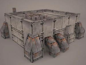 old barrack 3D Model