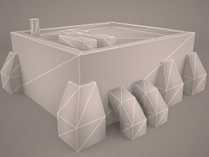 old barrack 3D Model