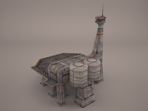 old barrack 3D Model
