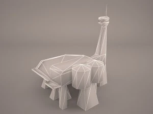 old barrack 3D Model
