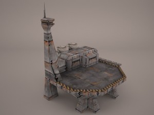 old barrack 3D Model