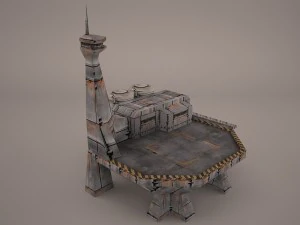 old barrack 3D Model