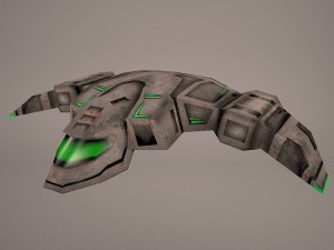 spacecraft 3D Model