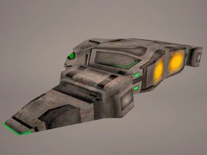 spacecraft 3D Model