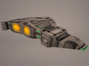 spacecraft 3D Model