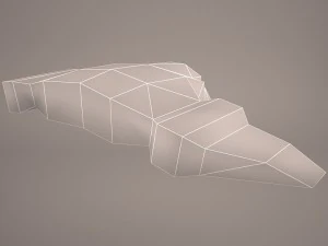 spacecraft 3D Model