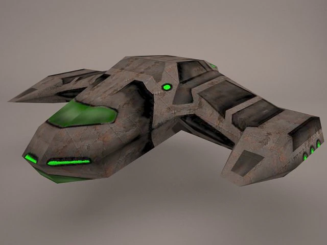 spacecraft 3D Model .c4d .max .obj .3ds .fbx .stl .blend 