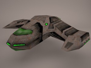 spacecraft 3D Model