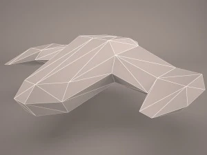 spacecraft 3D Model