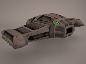 spacecraft 3D 모델