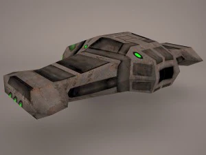 spacecraft 3D Model