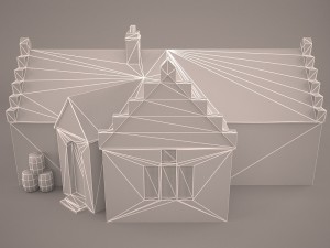 old house 3D 模型