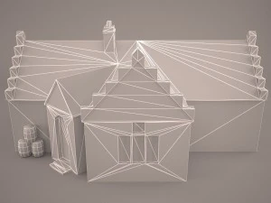 old house 3D Model