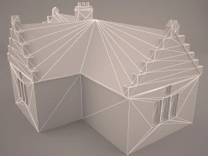 old house 3D Model