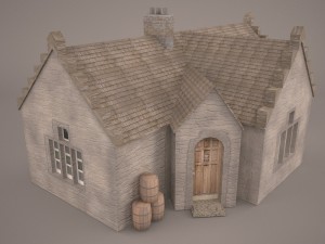 old house 3D 模型