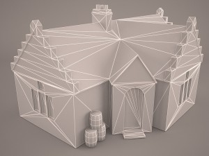 old house 3D 模型
