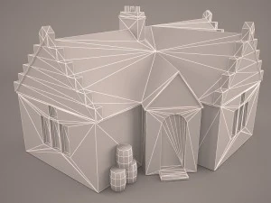 old house 3D Model