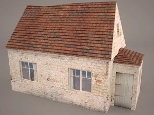 casinha velha Modelo 3D