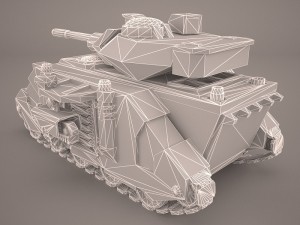 predator tank Modèle 3D