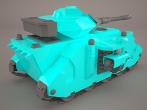 predator tank Modèle 3D