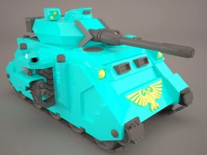 predator tank 3D Model
