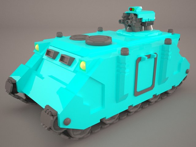 predator tank 3D Model .c4d .max .obj .3ds .fbx .stl .blend 
