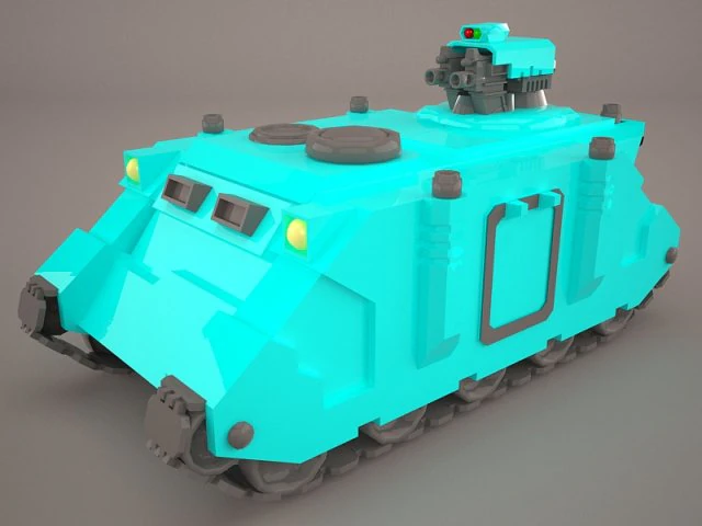 predator tank 3D Model .c4d .max .obj .3ds .fbx .stl .blend