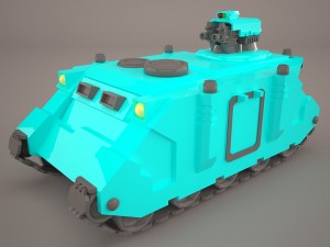 predator tank 3D 모델